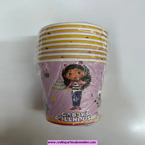 Gabbys Temalı Karton Bardak